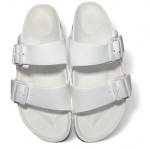 Birkenstock Arizona EVA White W9 M7 Waterproof Two Strap Sandals slip-on light